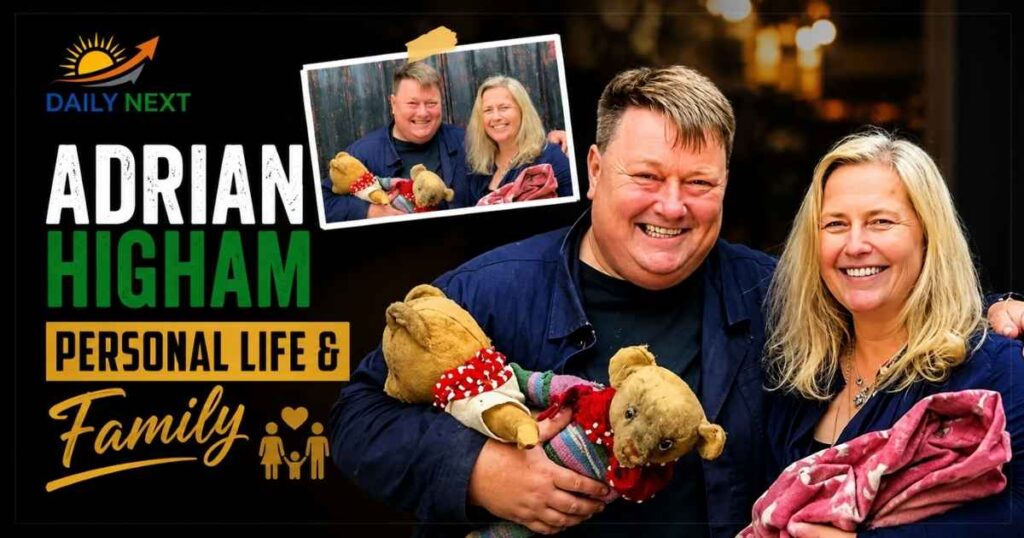 Adrian Higham Personal Life and Family